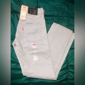 Levi's 511 Women's 14R 27X27 slim gray denim jeans. Casual